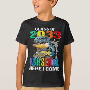 Camiseta Clase De La Escuela Secundaria 2033 Aquí Llego