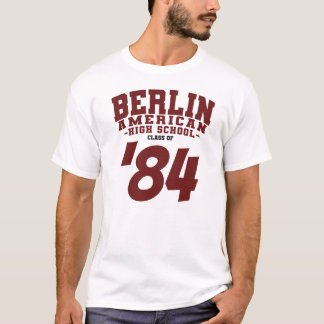 Camiseta Clase de la Escuela Secundaria Americana de BERLIN