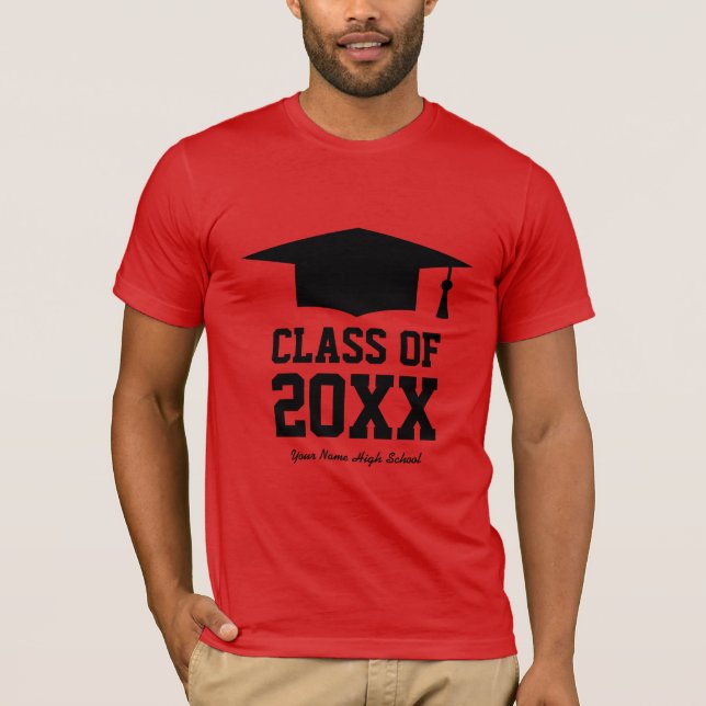 Camiseta Clase de la fiesta de graduación de 2025 para grad (Anverso)