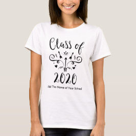 Camiseta Clase de la graduación de estudios secundarios