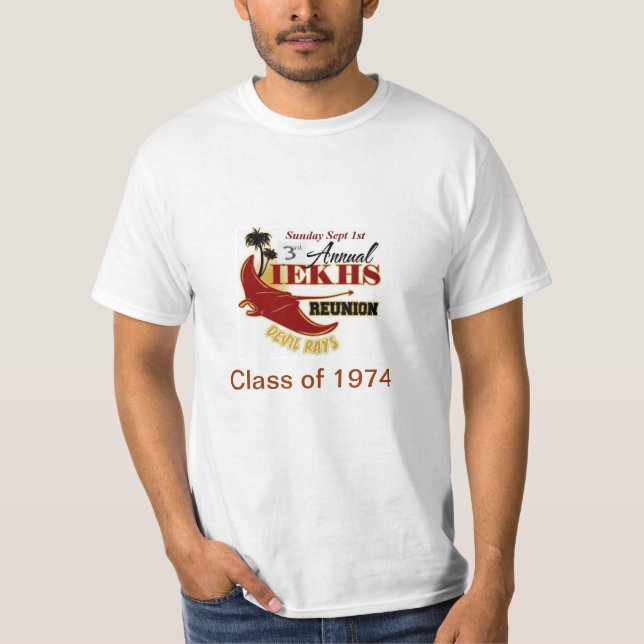 Camiseta Clase de la reunión 2013 de los alumnos de 1974 (Anverso)