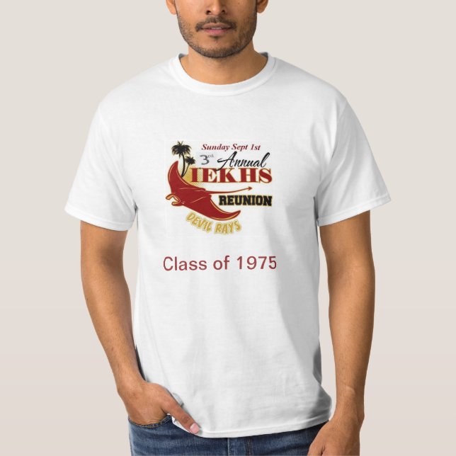 Camiseta Clase de la reunión 2013 de los alumnos de 1975 (Anverso)