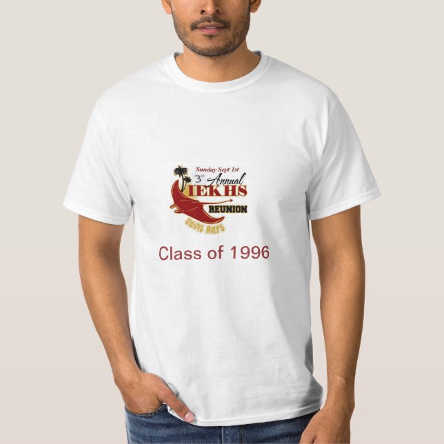 Camiseta Clase de la reunión 2013 de los alumnos de la (Anverso)