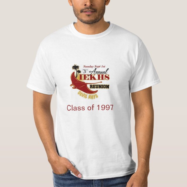 Camiseta Clase de la reunión 2013 de los alumnos de la (Anverso)