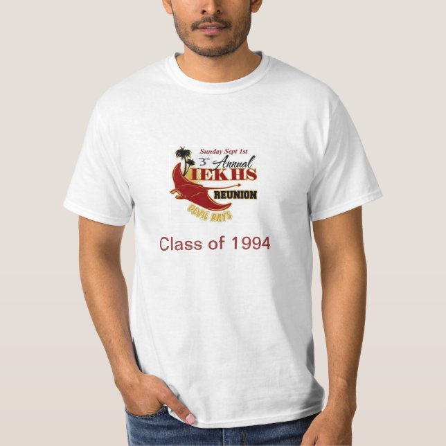 Camiseta Clase de la reunión 2013 de los alumnos de la (Anverso)