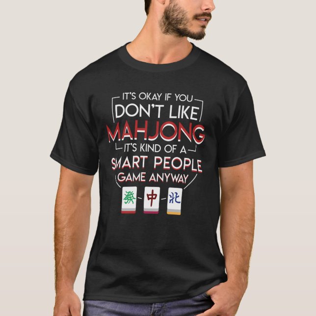 Camiseta Clase de Mahjong de juego elegante de la gente de (Anverso)