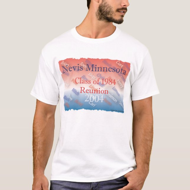 Camiseta Clase de Nevis de la reunión de 1984 (Anverso)