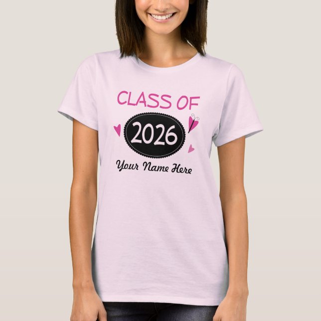 Camiseta Clase de orgullo de 2026 escuelas (Anverso)