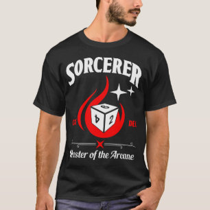 Camiseta Clase de Personaje de D&D Hechicero