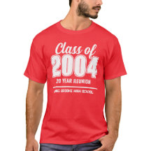 Clase de personalizado de 2004 Reunión escolar de 
