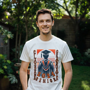 Camiseta clase de personalizado de bachillerato de 2024