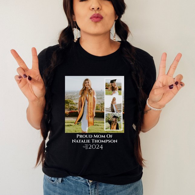 Camiseta Clase de Personalizado de Collage de fotos de grad (Subido por el creador)