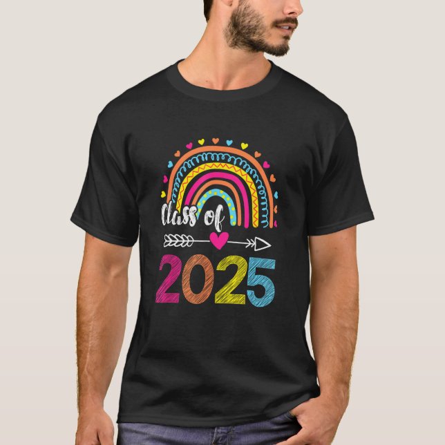 Camiseta Clase De Preescolar Rainbow Kindergarten Gradu 202 (Anverso)