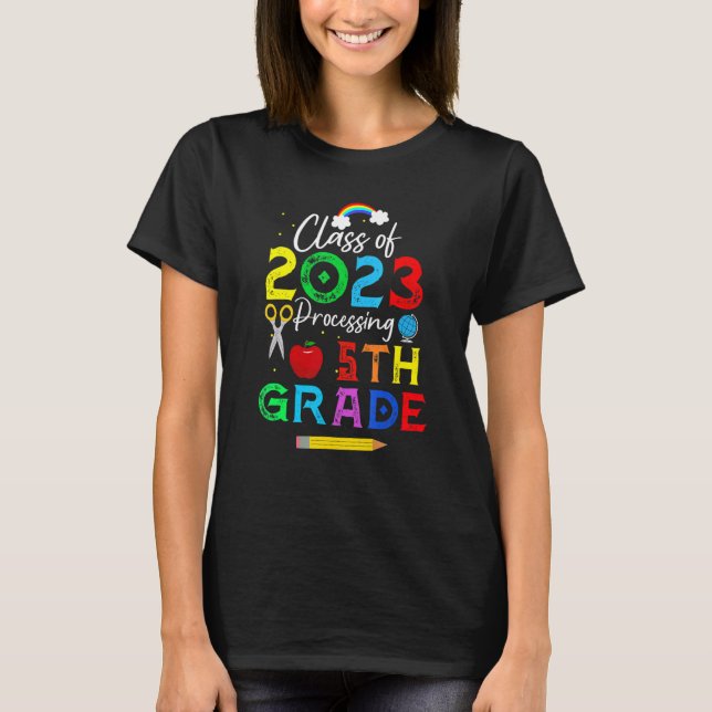 Camiseta Clase De Procesamiento De 2023 Primer Día De Cs De (Anverso)