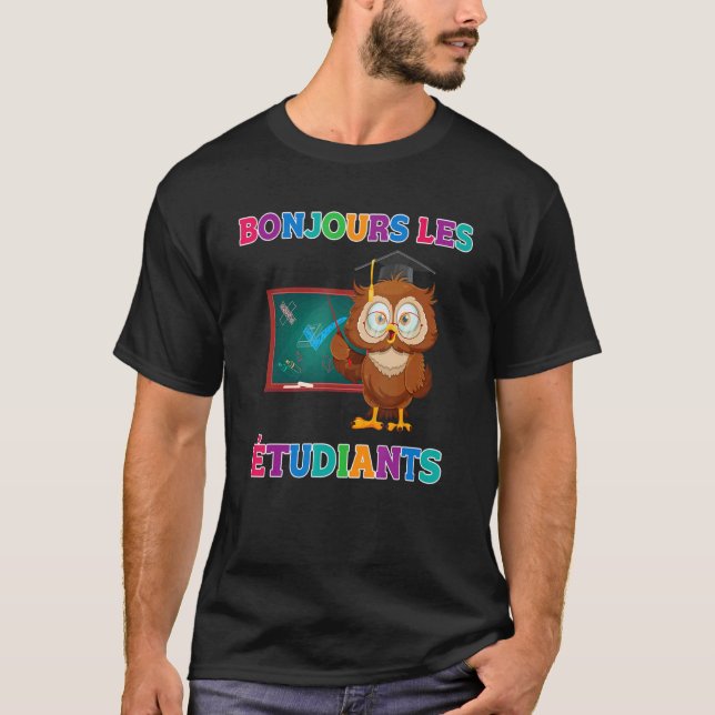 Camiseta Clase de profesores de francés bilingüe (Anverso)