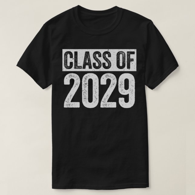 Camiseta Clase De Regalo De Graduación 2029 Superior 2029 (Diseño del anverso)