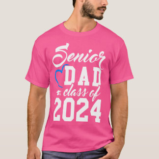 Camiseta Clase de Regalos Senior 2024 Divertido padre Sénio
