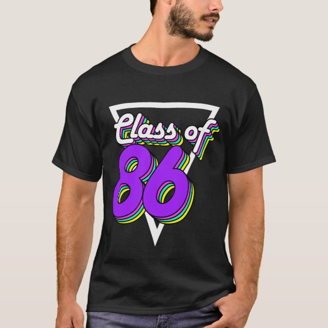 Camiseta Clase de Reunión de la Escuela Secundaria de 1986  (Anverso)