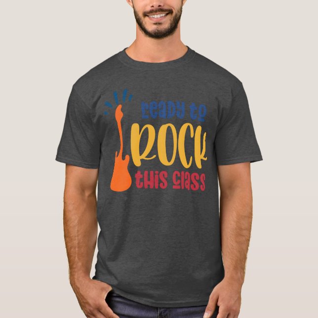 Camiseta Clase de Rockhis Listo retro (Anverso)