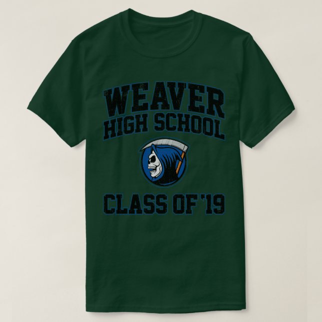 Camiseta Clase de Secundaria Weaver de 19 Variantes (Diseño del anverso)
