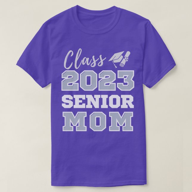 Camiseta Clase De Senior 2023 Graduation Mom (Diseño del anverso)