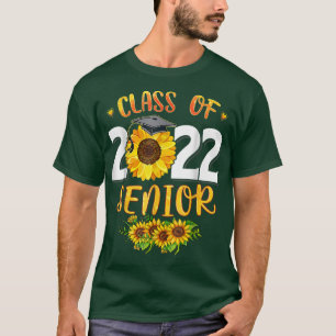Camiseta Clase De Sunflowers De 2022 Graduados Mayores De 2