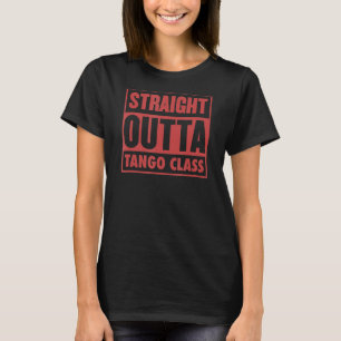 Camiseta Clase de Tango Directo Saliente Graduación de Prof
