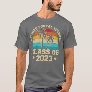 Camiseta Clase de trabajador postal jubilado de 2023 jubila