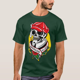 Camiseta Clase de trabajo Tatuaje tradicional americano vie