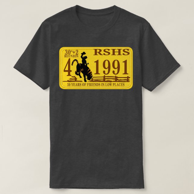 Camiseta Clase de TShirt de 1991 (Diseño del anverso)