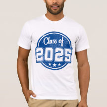 Clase del distintivo azul vintage de 2025