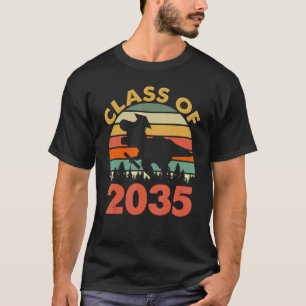 Camiseta Clase Del Jardín De Niños De Dinosaur 2035 Crecen 