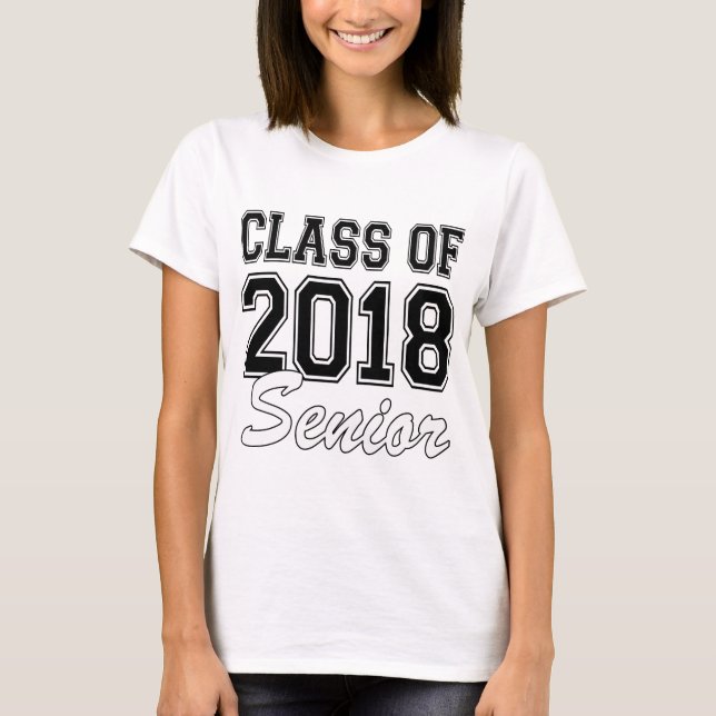 Camiseta Clase del mayor 2018 (Anverso)