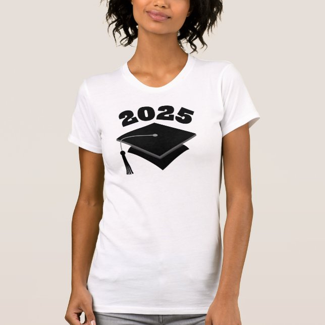 Camiseta Clase del regalo de la graduación de 2025 (Anverso)