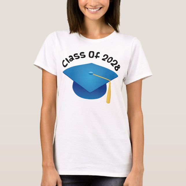 Camiseta Clase del regalo graduado 2028 (Anverso)
