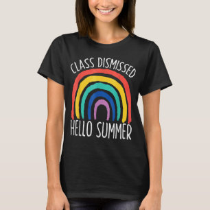 Camiseta Clase descartada Hola clase de verano de último dí