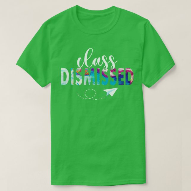 Camiseta Clase Desestimada Feliz Día Pasado De Maestros Esc (Diseño del anverso)