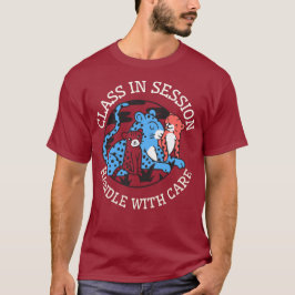 Camiseta Clase en sesión Manejar con cuidado Profesor