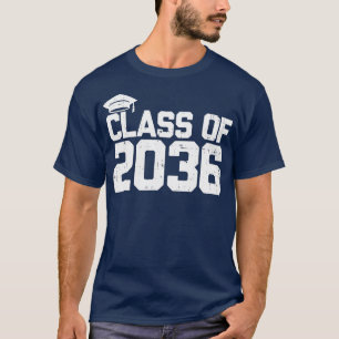 Camiseta Clase Escolar De 2036 Crecer Con El Espacio De Hue