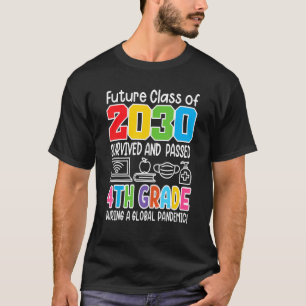 Camiseta Clase Futura De 2030 I Graduación Escolar I Cuarto
