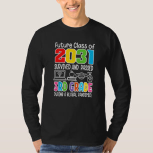 Camiseta Clase Futura De 2031 I Graduación Escolar I Tercer