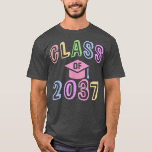 Camiseta CLASE Futura de 2037 Día de salida directo de grad