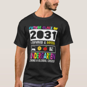 Camiseta Clase Futura De La Graduación De Jardín 2031 2023