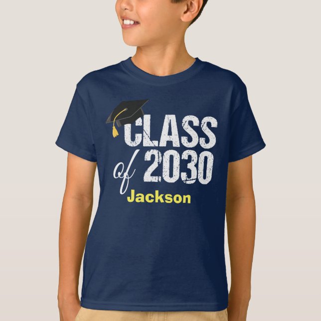 Camiseta Clase Futura del Graduado de Jardines de Infancia  (Anverso)