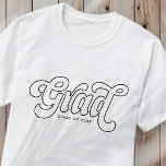 Camiseta Clase Grad de 20XX Retro Vintage Simple<br><div class="desc">Este diseño sencillo y clásico se compone de tipografía de la serif.</div>