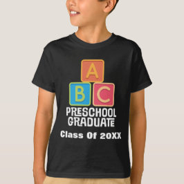 Camiseta Clase graduada del preescolar de la graduación