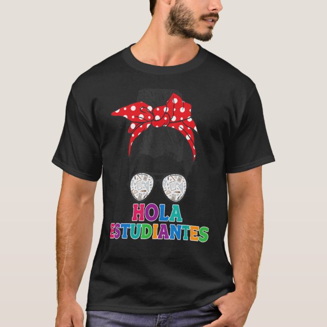Camiseta Clase Hello Profesores de español bilingüe (Anverso)