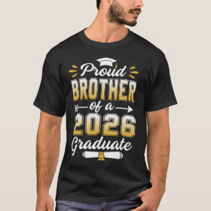 Camiseta Clase Hermano Orgulloso de 2026 Graduado Senior 20