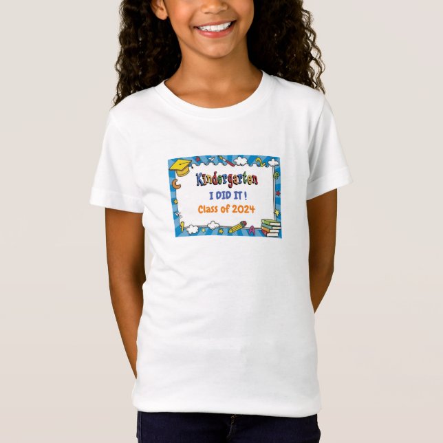 Camiseta Clase Kindergarten 2024 T-Shirt (Anverso)