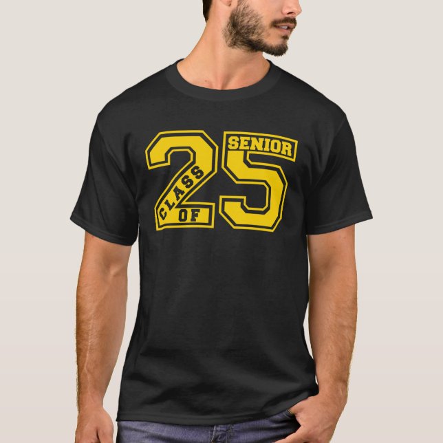 CAMISETA CLASE LETTERMAN DE 2025 SUAG GOLD SENIOR (Anverso)